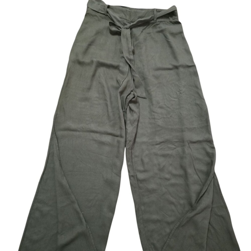Forever 21   Sarong-style pants with slits on the sides and wide legs
